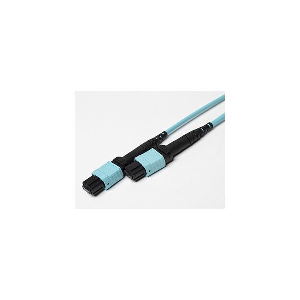 OM4 MTP/MPO to MTP/MPO 12 Strand Multi-Fiber Patch Cable 100G