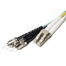 OM4 LC-ST Bend Insensitive 50/125 Multimode DX Fiber Cable