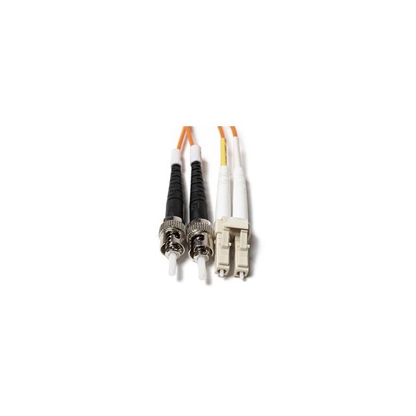 OM2 LC ST Fiber Patch Cables | Plenum Duplex 50/125 Multimode LC/ST Jumper Cords