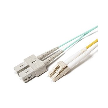 OM4 LC SC Fiber Patch Cable | 100G Duplex 50/125 Multimode