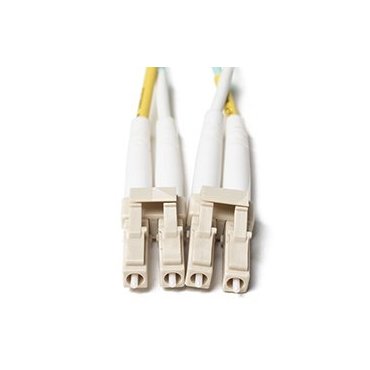 LC LC Plenum OM4 100G Duplex Fiber Patch Cables, Aqua MM DX 50/125 jumpers LC