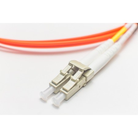 OM1 LC SC Duplex Fiber Optic Patch Cable 62.5/125 Multimode OFNR PVC
