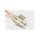 OM2 LC-SC 50/125 Multimode Duplex Fiber Cable