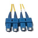 SC SC Plenum OS2 Duplex Fiber Patch Cables, Yellow SMF DX 9/125 jumpers SC