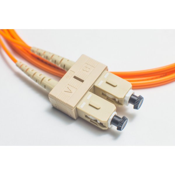 OM2 MTRJ SC Duplex Fiber Optic Patch Cable 50/125 Multimode OFNT PVC