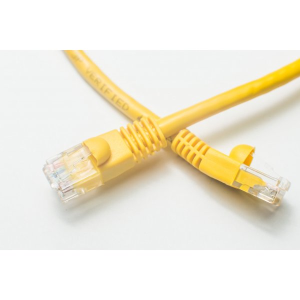 thumbnail image 2 of BANDRIDGE Cat6 Crossover Ethernet Cable 1m - Orange Round Patch Cord For PC To PC Connection 2 of 6