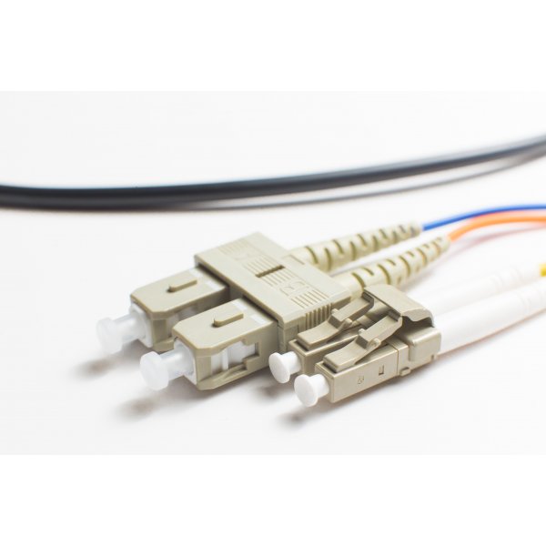 OM1 LC-SC Indoor/Outdoor 62.5/125 Multimode DX Fiber Cable