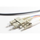 OM4 LC-SC 100Gb In/Outdoor 50/125 Multimode DX Fiber Cable