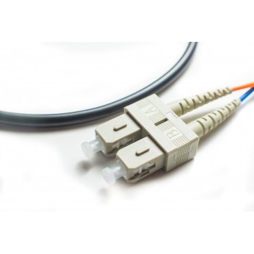 OM4 SC SC In/Outdoor Duplex Fiber Patch Cable 100G Multimode 50/125