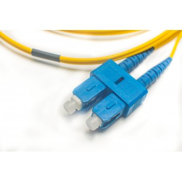 SC/APC-SC/UPC Duplex Singlemode 9/125 Fiber Patch Cable