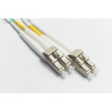 Multi-Pack 0.5M OM4 LC LC Fiber Patch Cables 50/125 Duplex Multimode