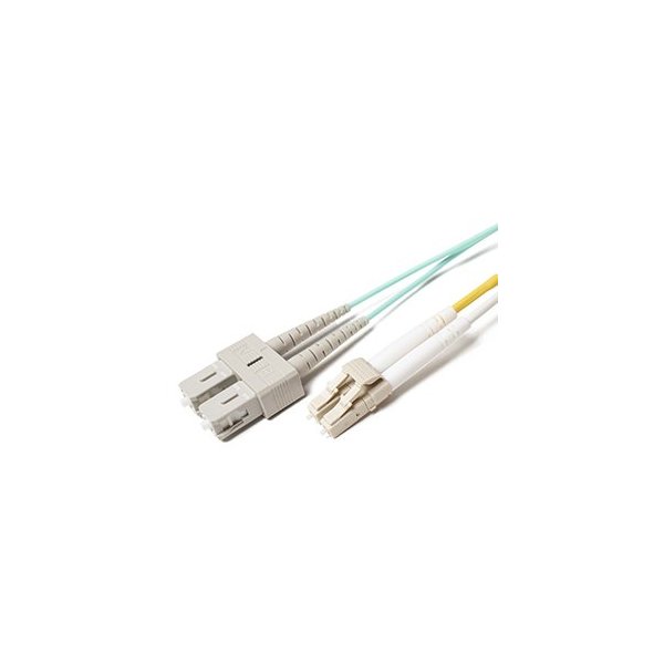 Multi-Pack 2M OM4 LC SC Fiber Patch Cables 50/125 Duplex Multimode