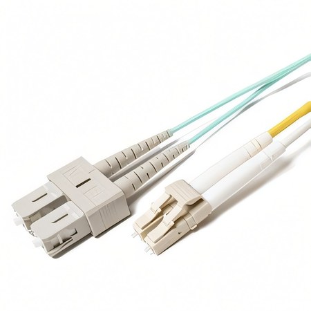 3M LC SC Multimode Fiber Patch Cables 3 Meter | OM4 Duplex 50/125 OFNR