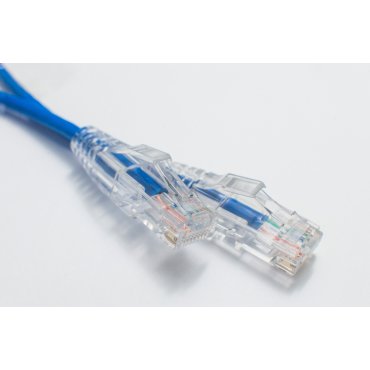 Cat6 TightSpot UTP 3.8 Diameter Blue Ethernet Patch Cable