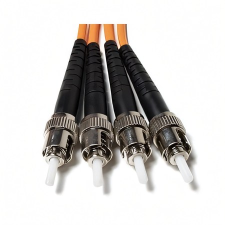OM1 ST ST Plenum Duplex Fiber Patch Cables 62.5/125 Multimode OFNP