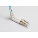 OM4 LC LC Fiber Patch Cable | AnyAngle Plenum Duplex 50/125 Multimode Jumper