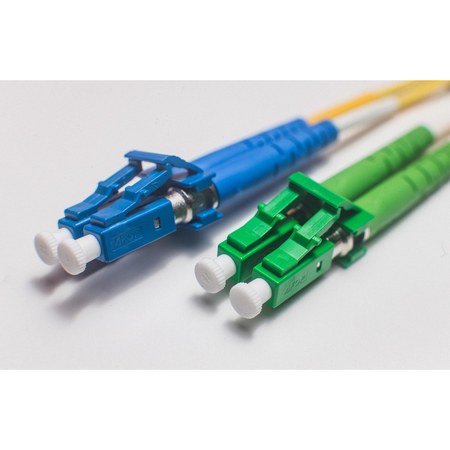 OS2 LC/APC-LC/UPC Duplex Singlemode 9/125 Fiber Patch Cable