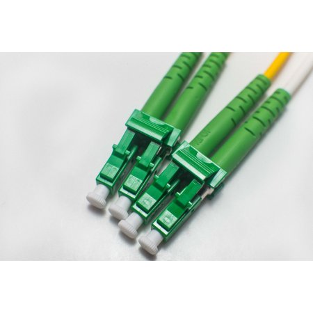 OS2 LC/APC-LC/APC Duplex Singlemode 9/125 Fiber Patch Cable