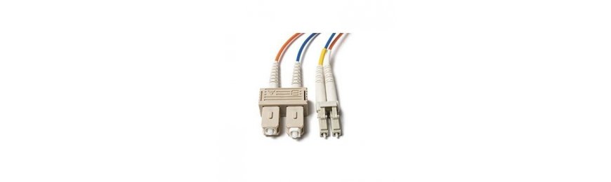 SC LC Duplex Fiber Optic Patch Cables, SM MM OFNP OFNR Fiber Jumpers