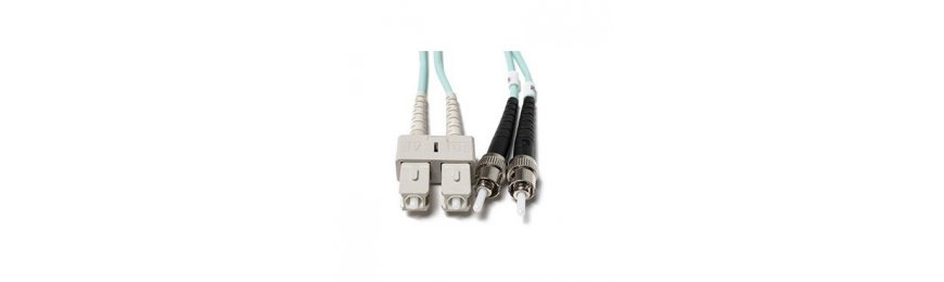 SC ST Duplex Fiber Optic Patch Cables, SM MM OFNP OFNR Fiber Jumpers